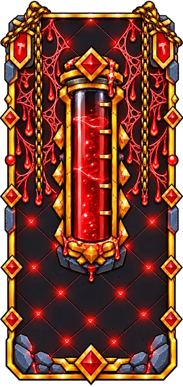 Mega Bonus buy artwork, with the blood gauge